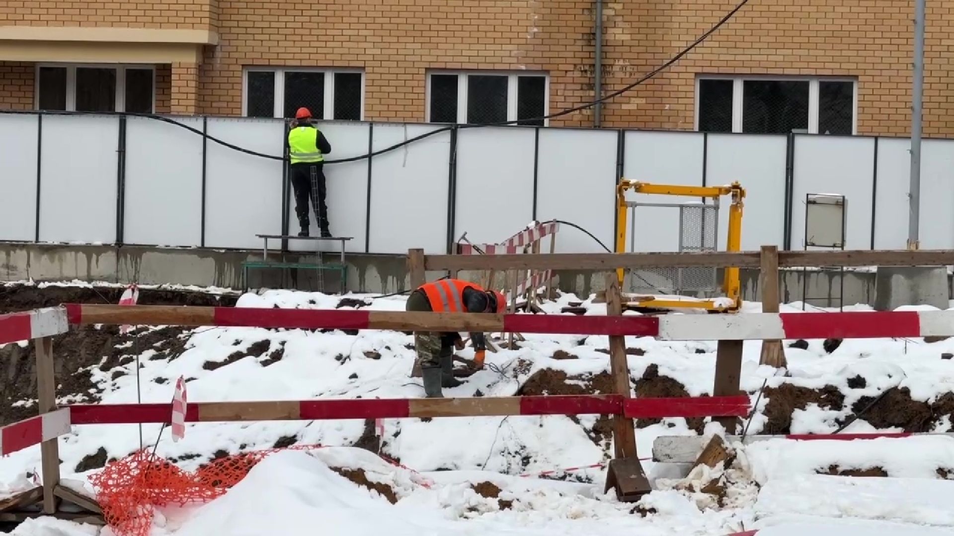 реутов, строительство, детский сад, дорожка,