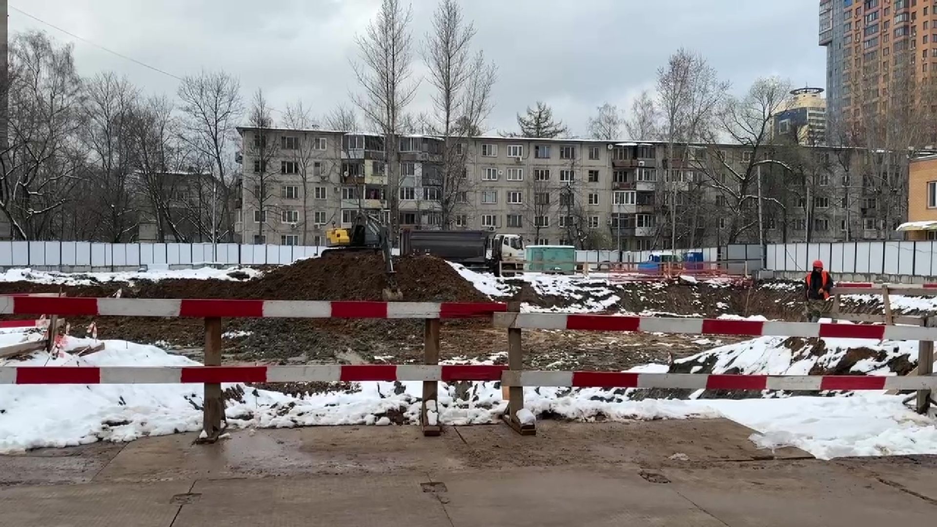 реутов, строительство, детский сад, дорожка,