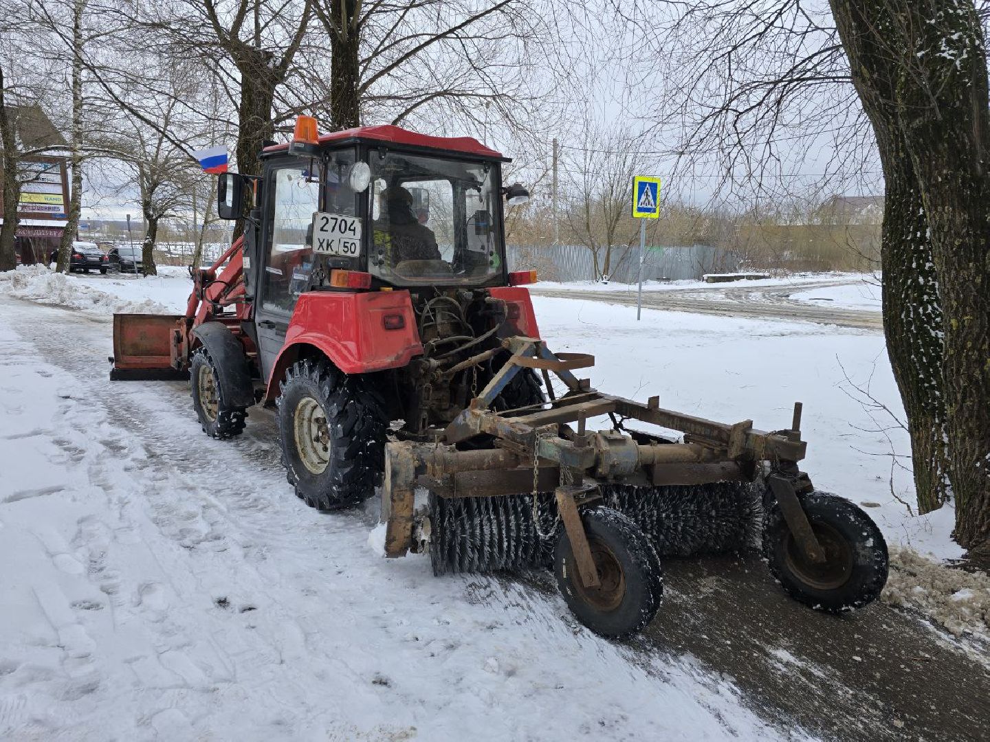 можайск, можайский муниципальный округ, подмосковье, жкх, уборка снега, циклон Зион, коммунальщики,снегопад, дворники,