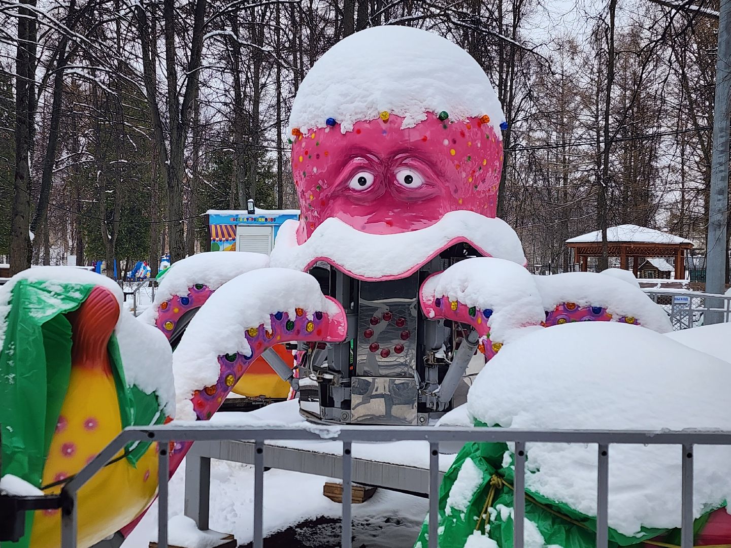 королёв, центральный парк, благоустройство, аттракционы,
