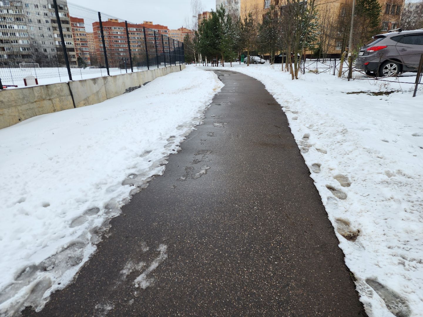 фрязино, снегопад, уборка снега, дворники,