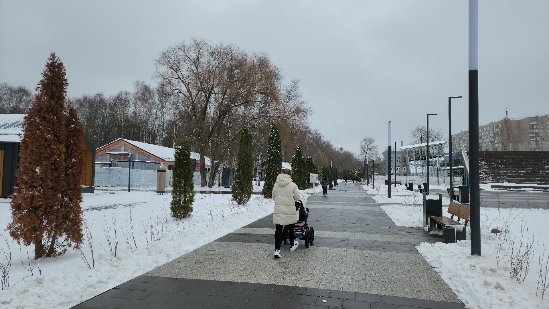 Кафе, Павильон проката, Лобня, Центральный парк,