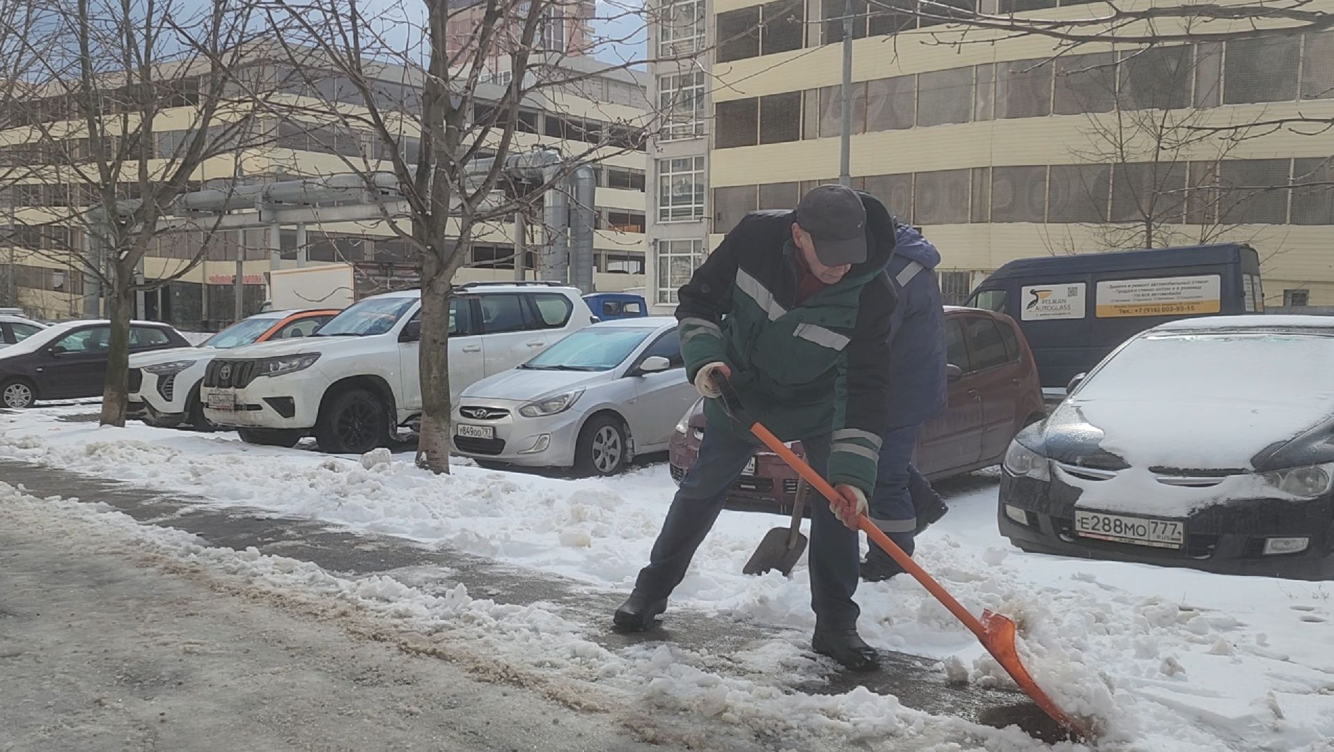Уборка, Дороги, Снег, Тротуары,