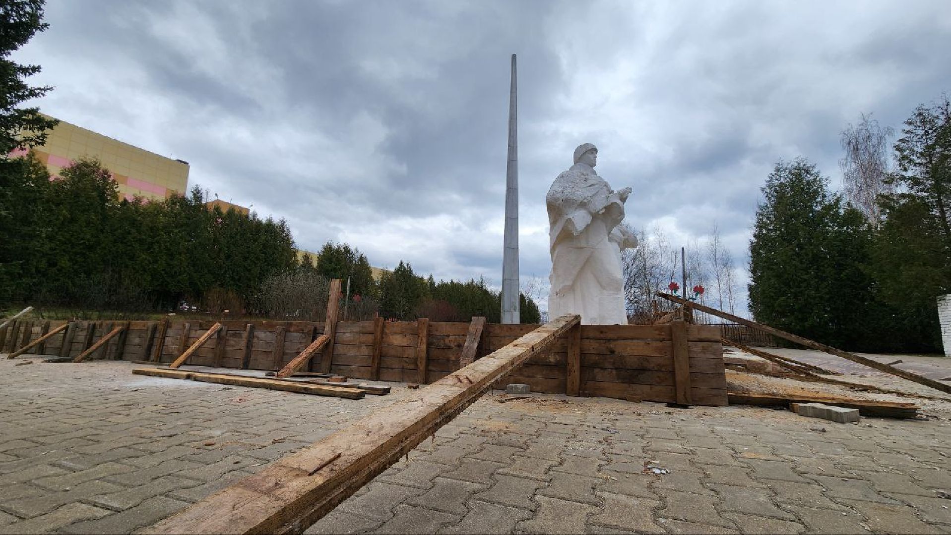 Талдом, Запрудня, Вечный огонь, День Победы,