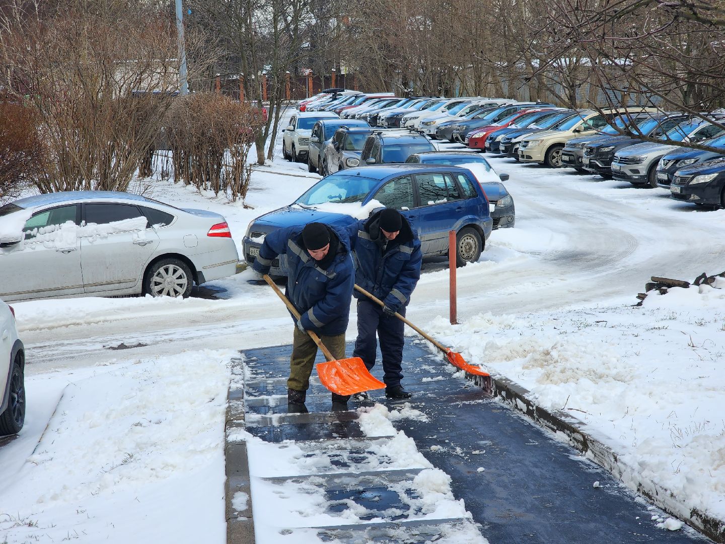долгопрудный, уборка снега, дворники, коммунальщики, специальная техника, снегопад,