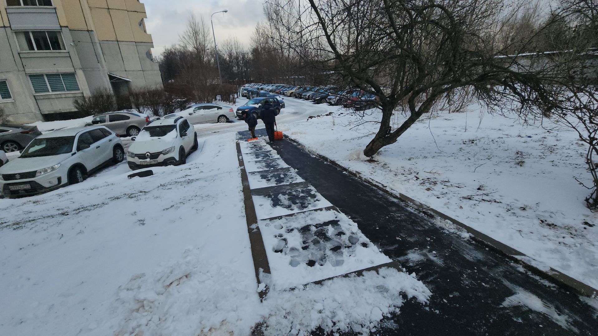 долгопрудный, уборка снега, дворники, коммунальщики, специальная техника, снегопад,