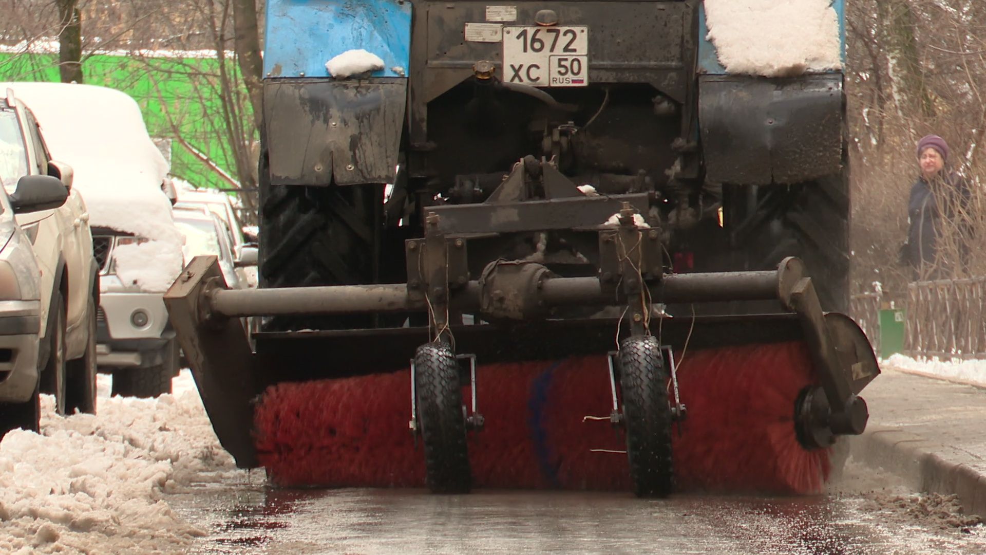 реутов, снег, снег в апреле, сосульки, обработка дорог, циклон зион,