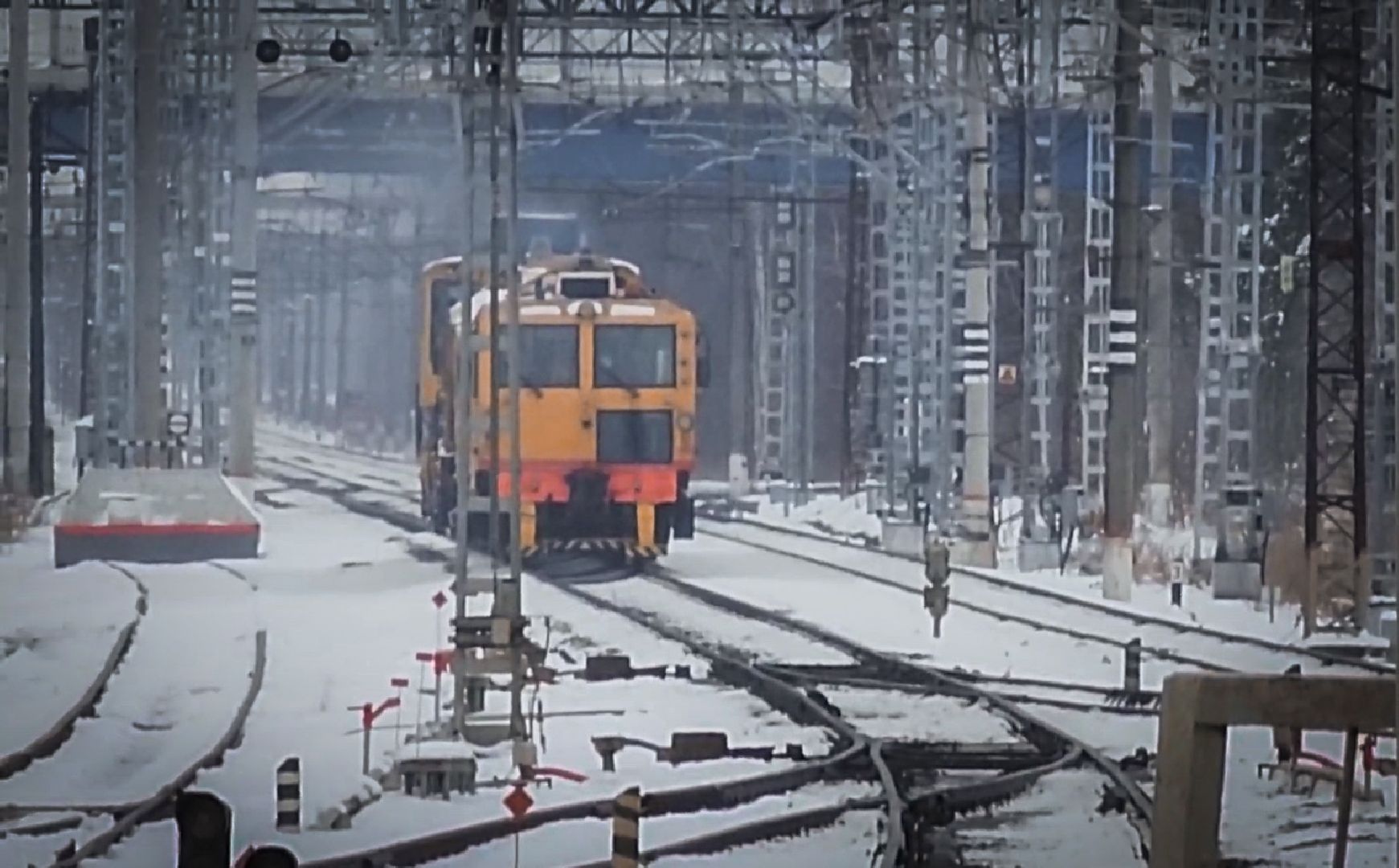 Станция Бронницы, жд, Ремонт железнодорожных путей,