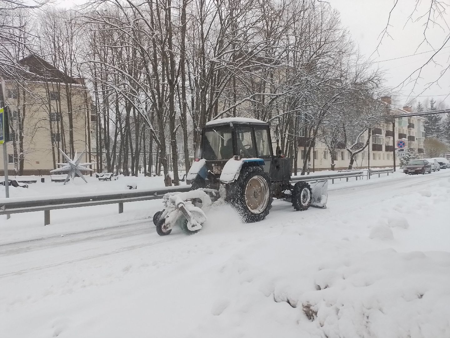 жкх, благоустройсво, снегопад, городской округ восход,
