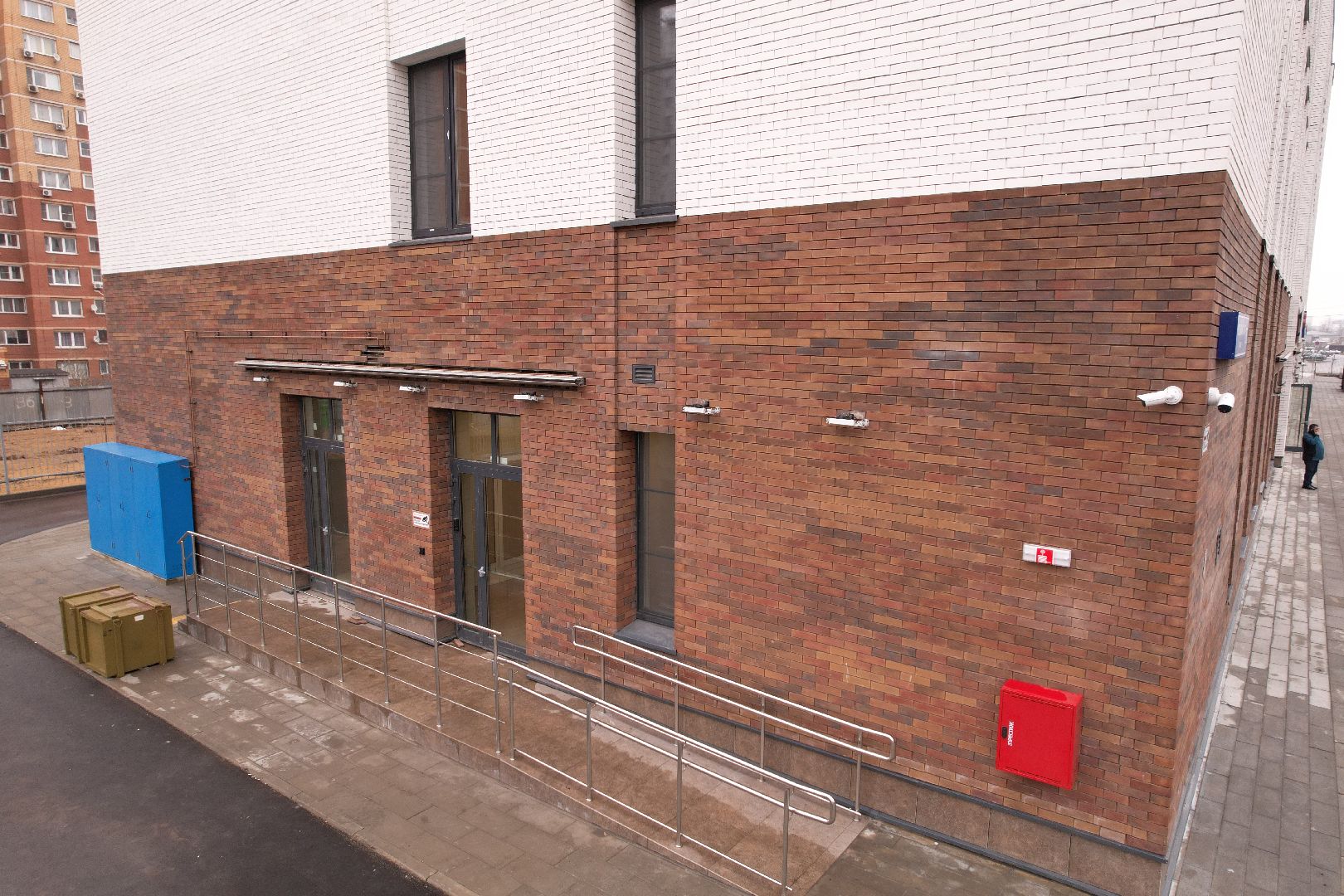 видео с коптера, поликлиника в котельниках, строительство поликлиники,