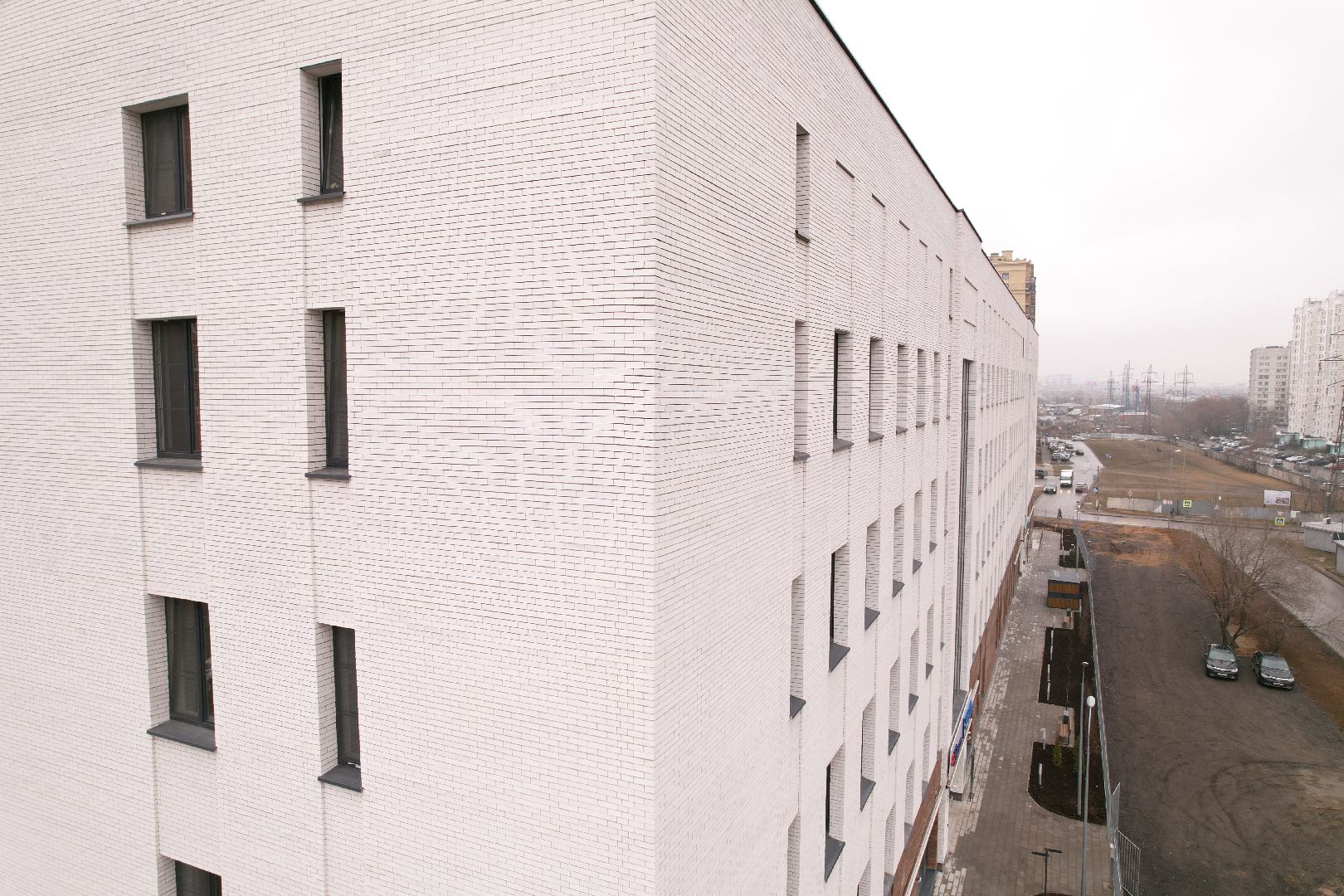 видео с коптера, поликлиника в котельниках, строительство поликлиники,