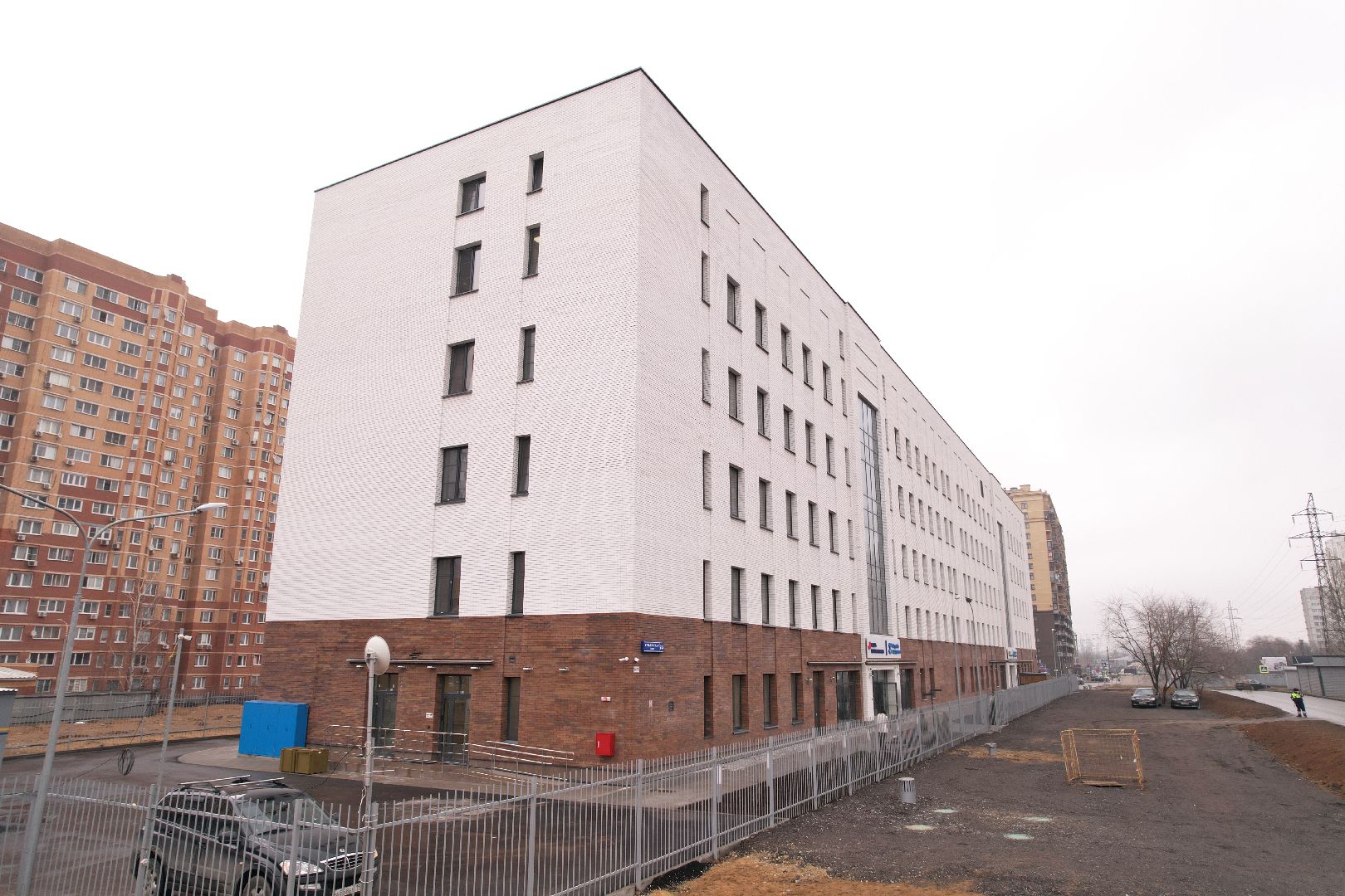 видео с коптера, поликлиника в котельниках, строительство поликлиники,