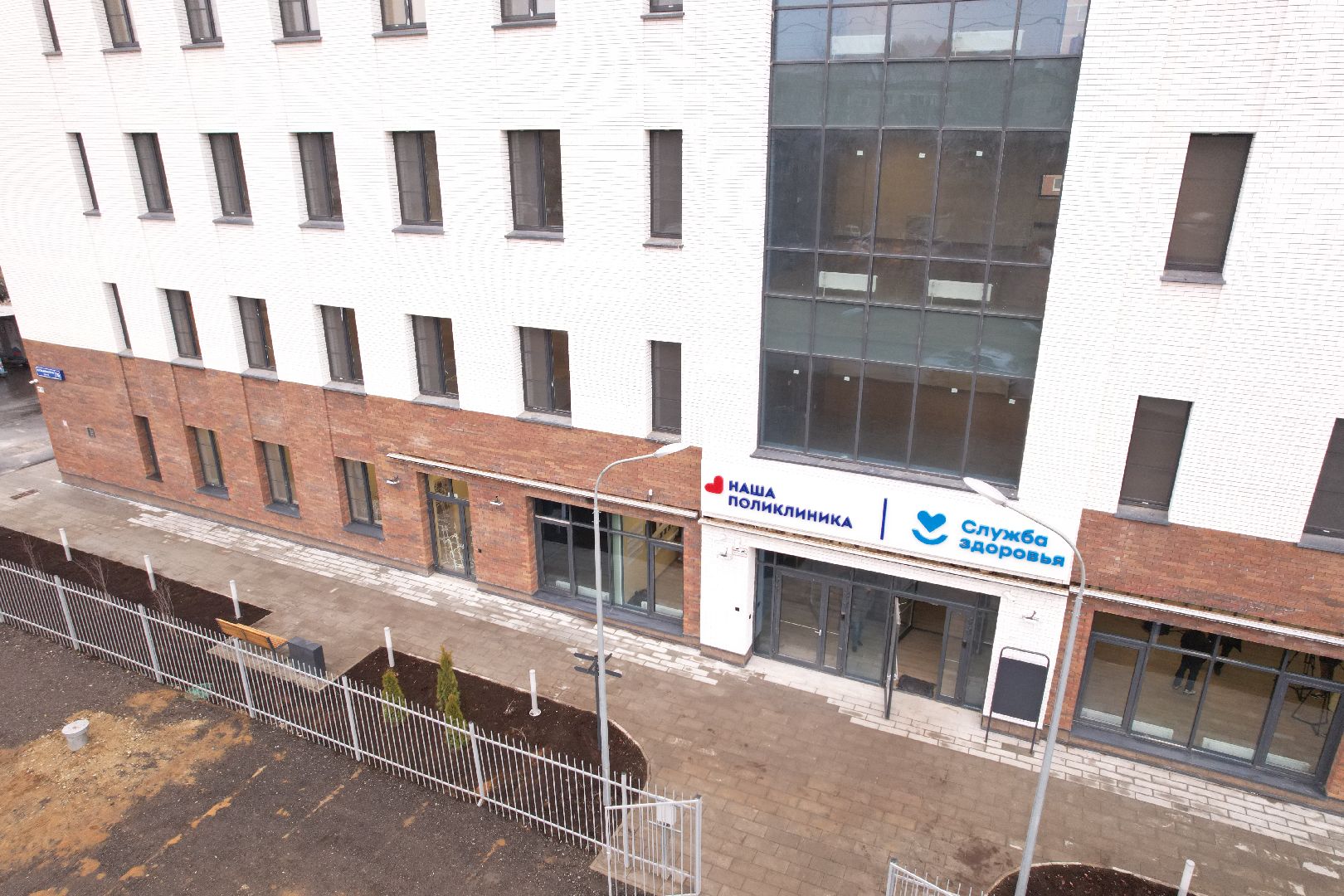 видео с коптера, поликлиника в котельниках, строительство поликлиники,