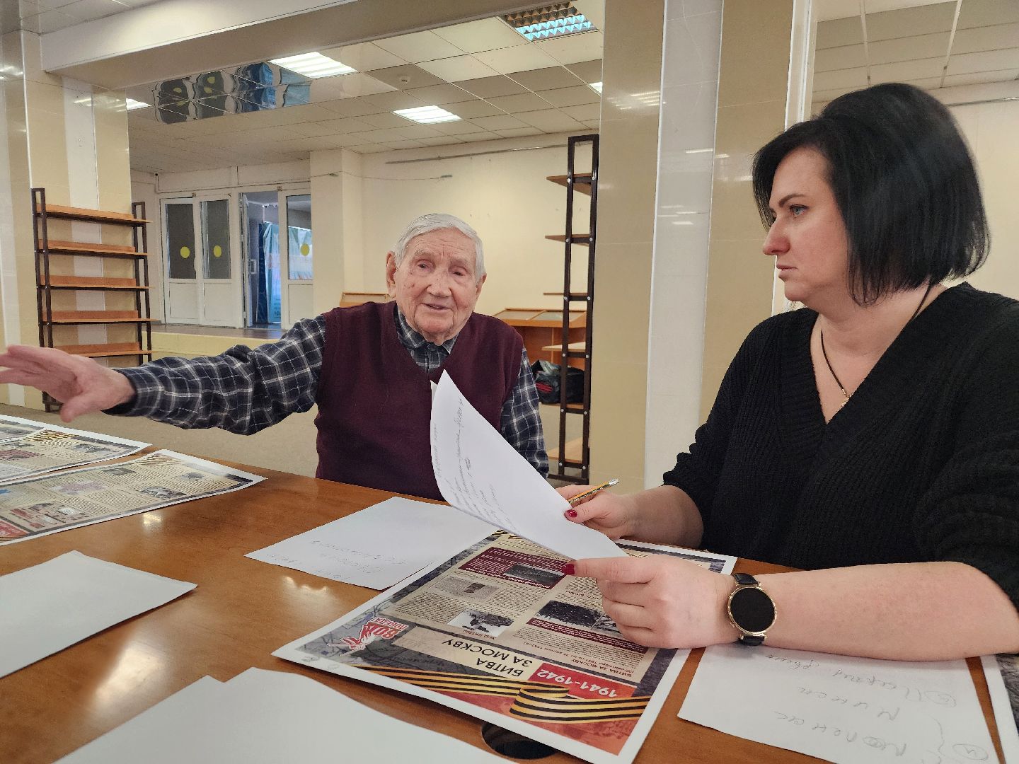 фрязино, 80-летие победы, музейно-выставочный комплекс, патриотическое воспитание, открытие выставки, ветеран вов,