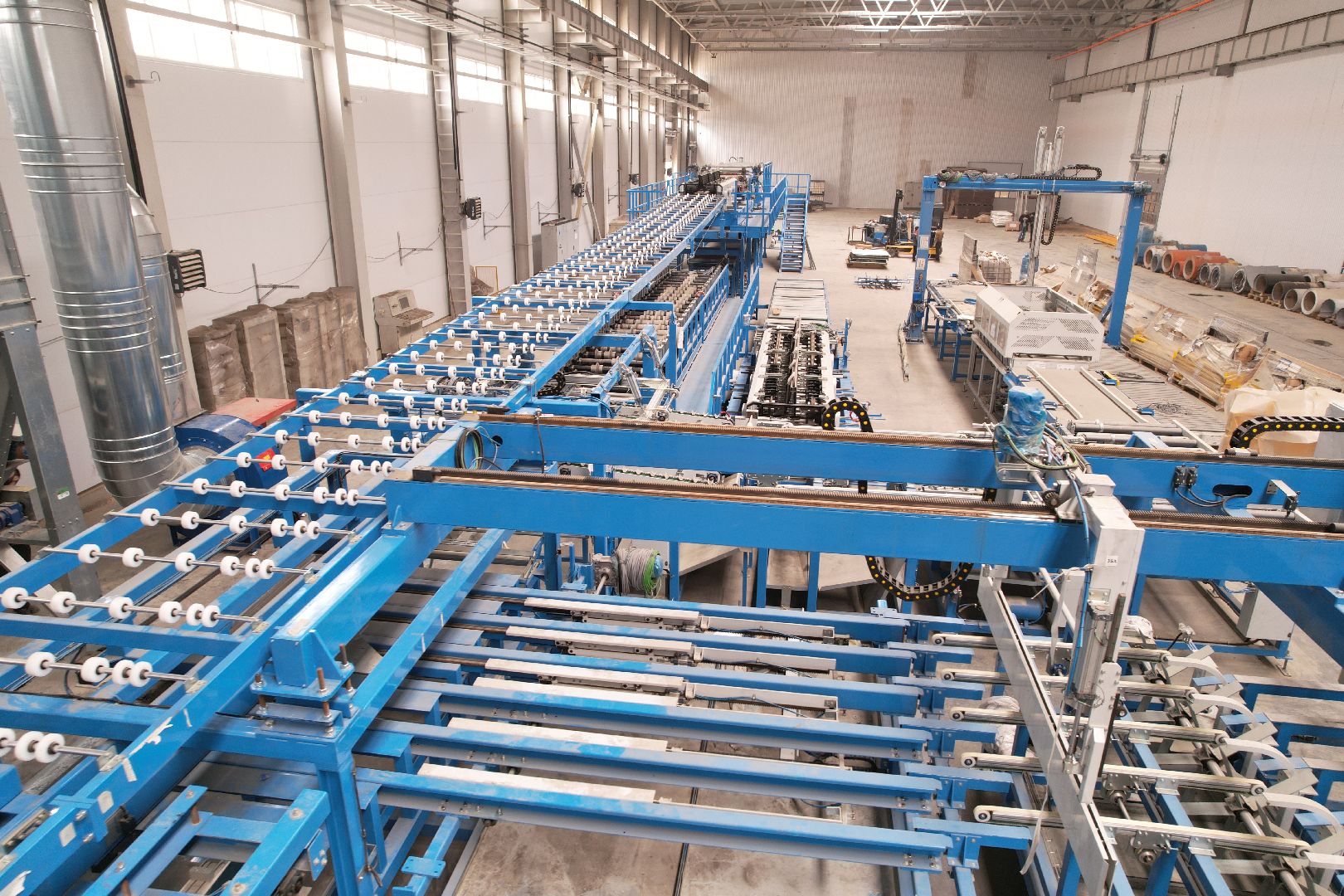 видео с коптера, строительство производственного предприятия в можайске,