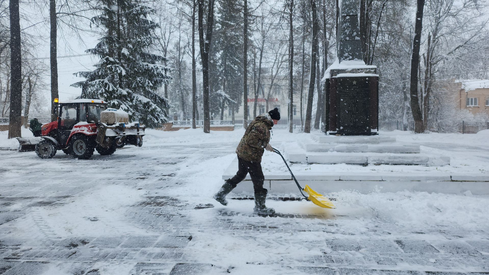 жкх, снегопад, волоколамск,