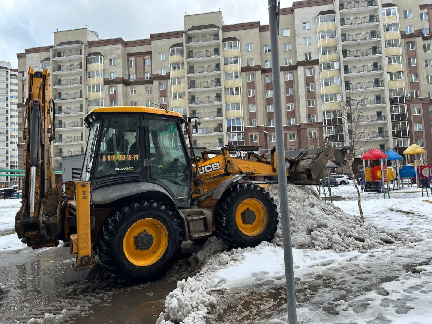 уборка снега, домодедово,
