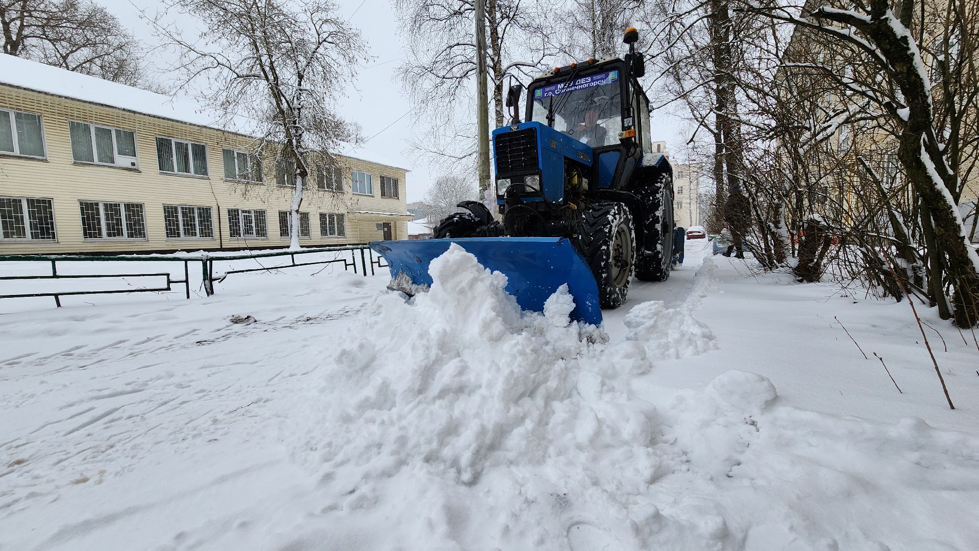 солнечногорск, уборка снега, улица почтовая, жкх,