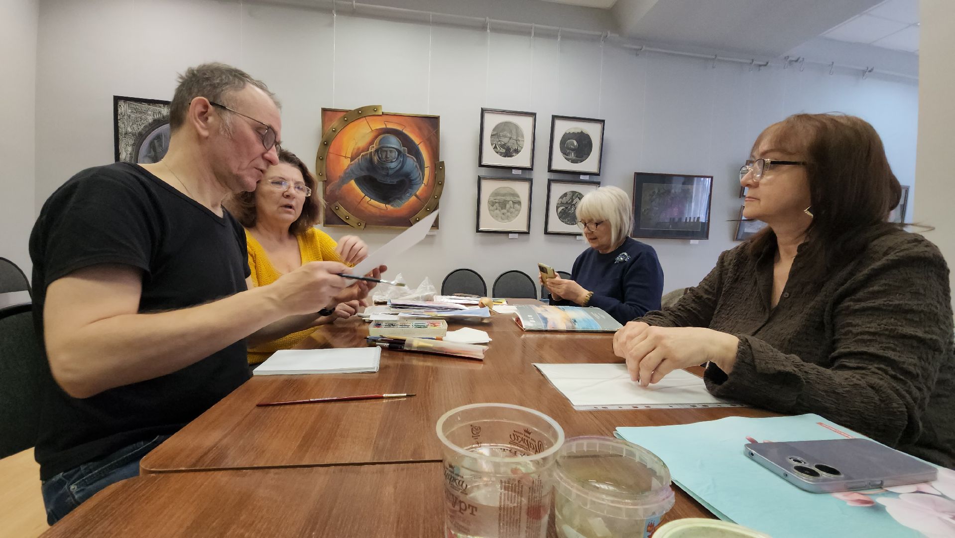 рисование, Галерея, Лобня,