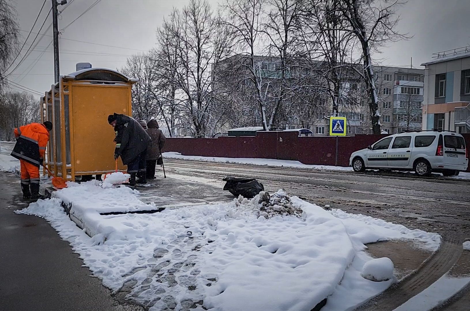Бронницы, Уборка снега, Коммунальные службы Бронниц,