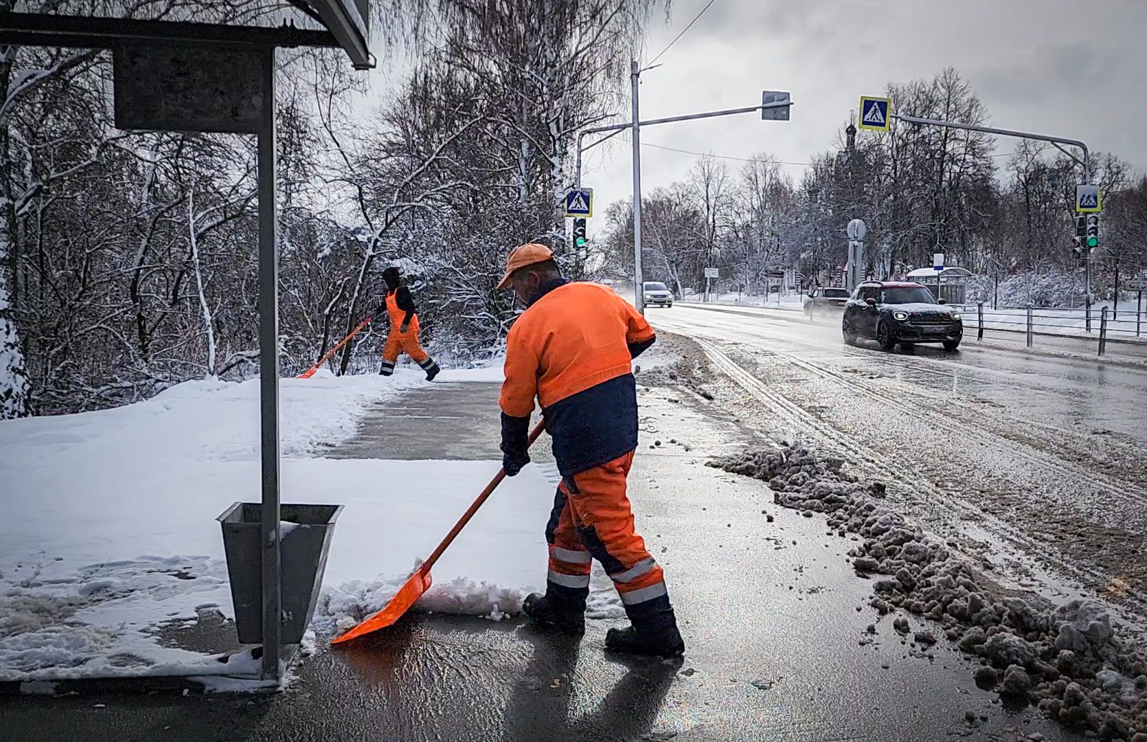 Бронницы, Уборка снега, Коммунальные службы Бронниц,