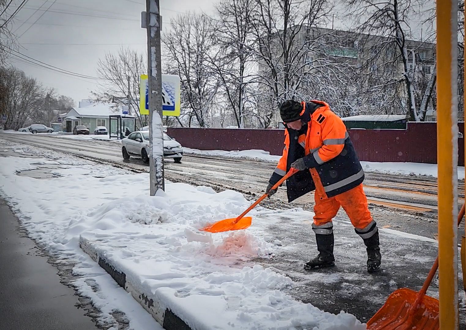 Бронницы, Уборка снега, Коммунальные службы Бронниц,
