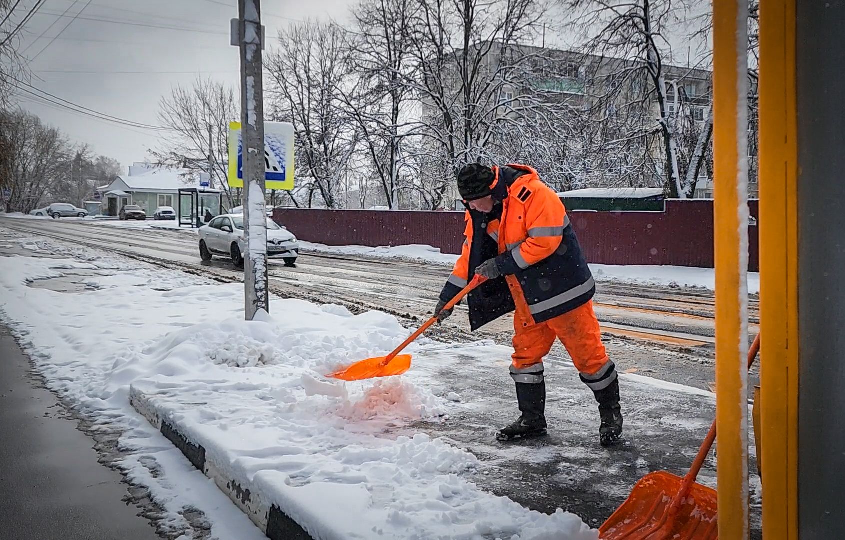Бронницы, Уборка снега, Коммунальные службы Бронниц,