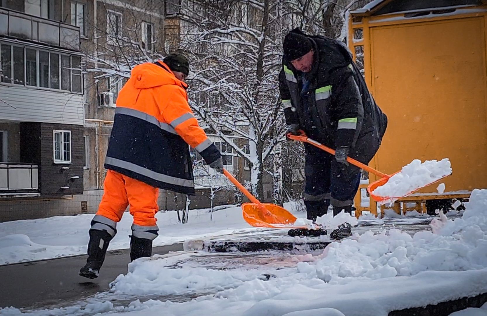 Бронницы, Уборка снега, Коммунальные службы Бронниц,