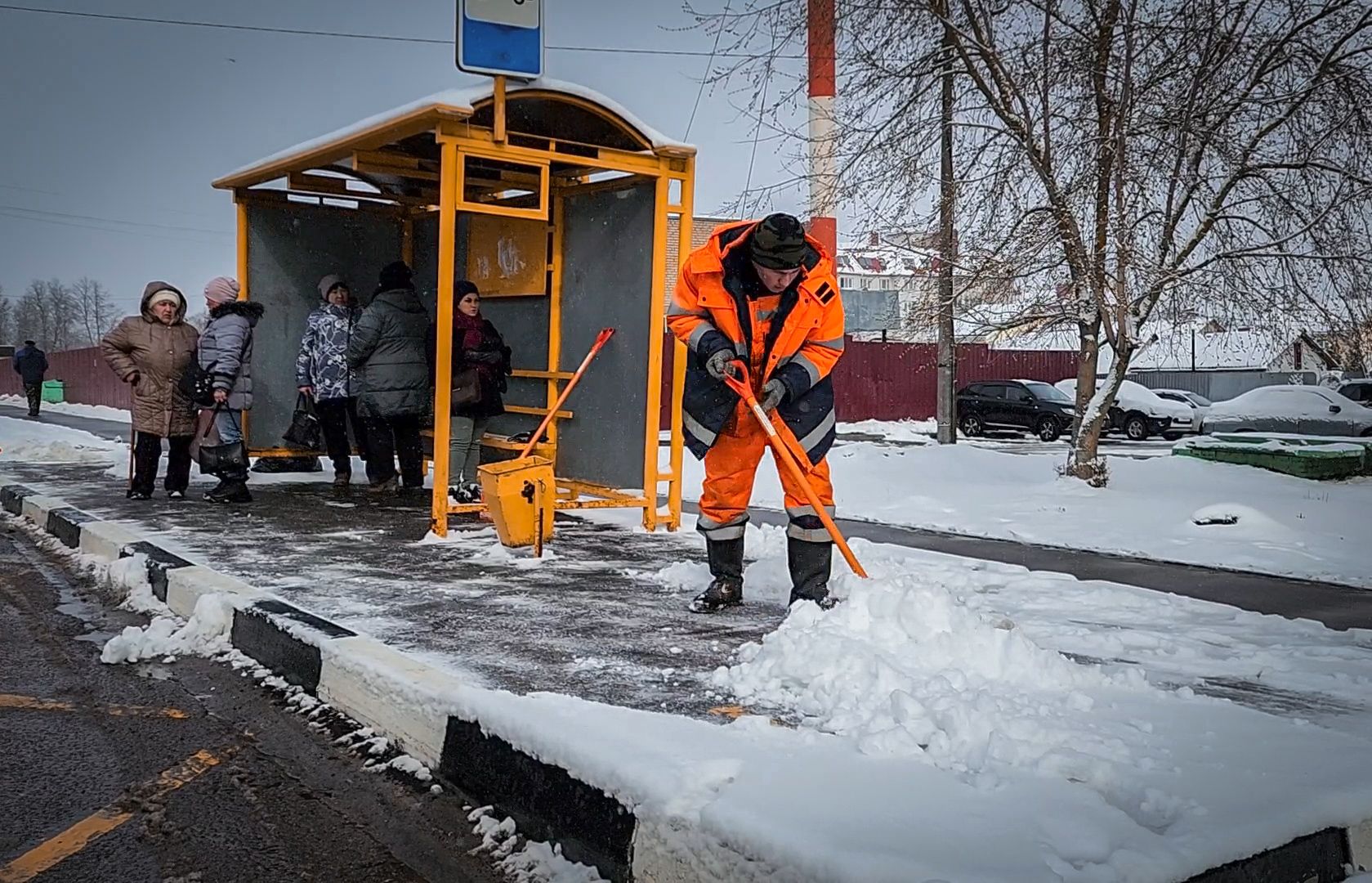 Бронницы, Уборка снега, Коммунальные службы Бронниц,