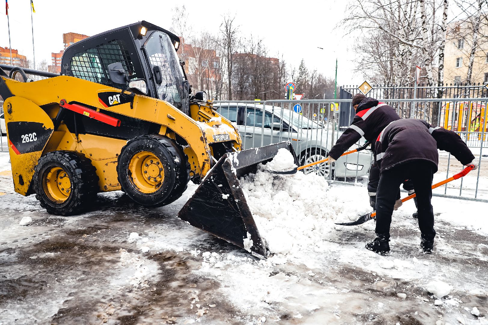 снег, уборка, жкх,