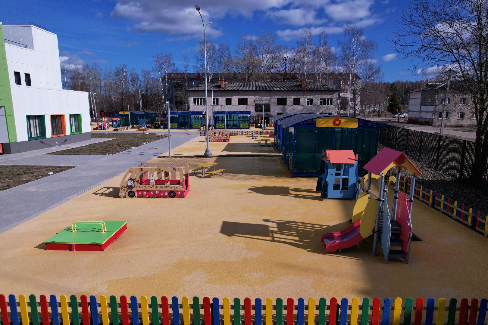 видео с коптера, дошкольное отделение 21, обучение детей с расстройством аутистического спектра,