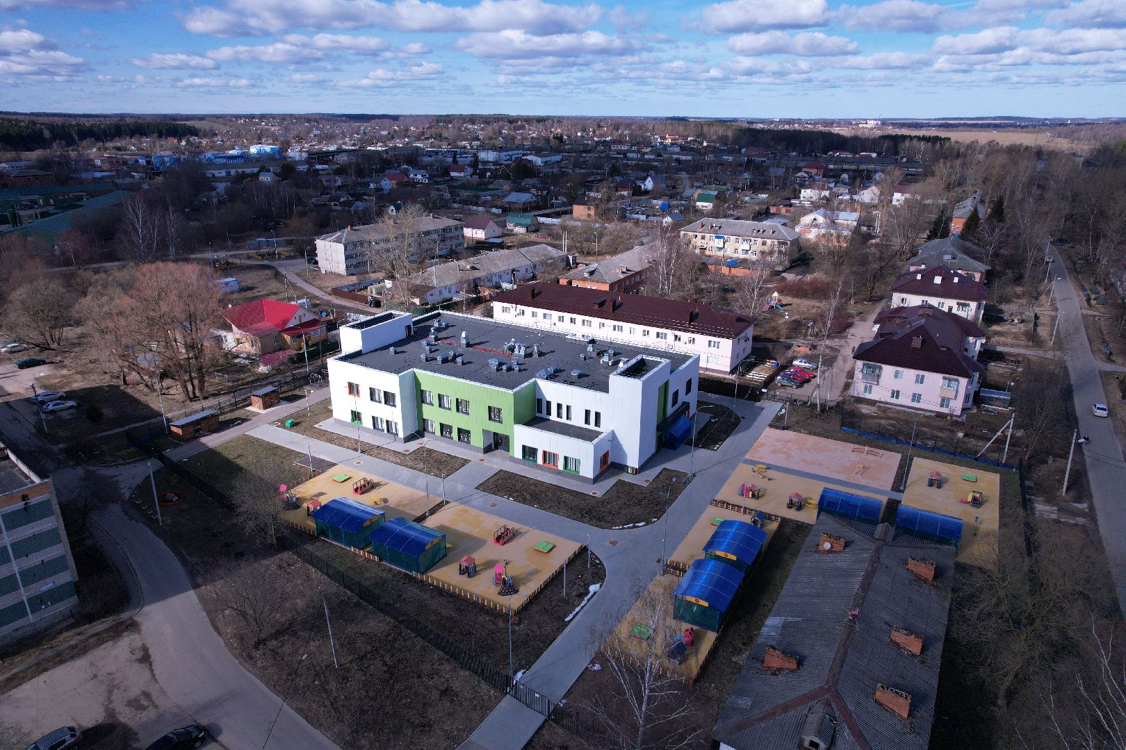 видео с коптера, дошкольное отделение 21, обучение детей с расстройством аутистического спектра,