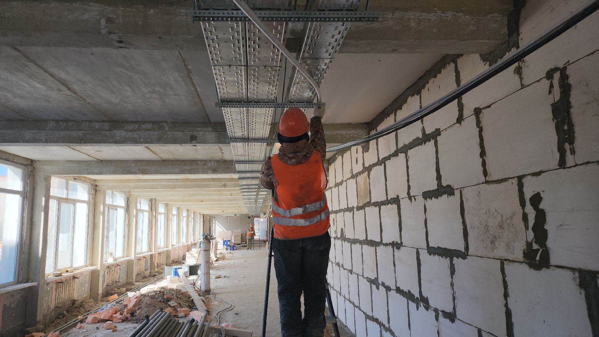 серпухов, подмосковье, капремонт школы,