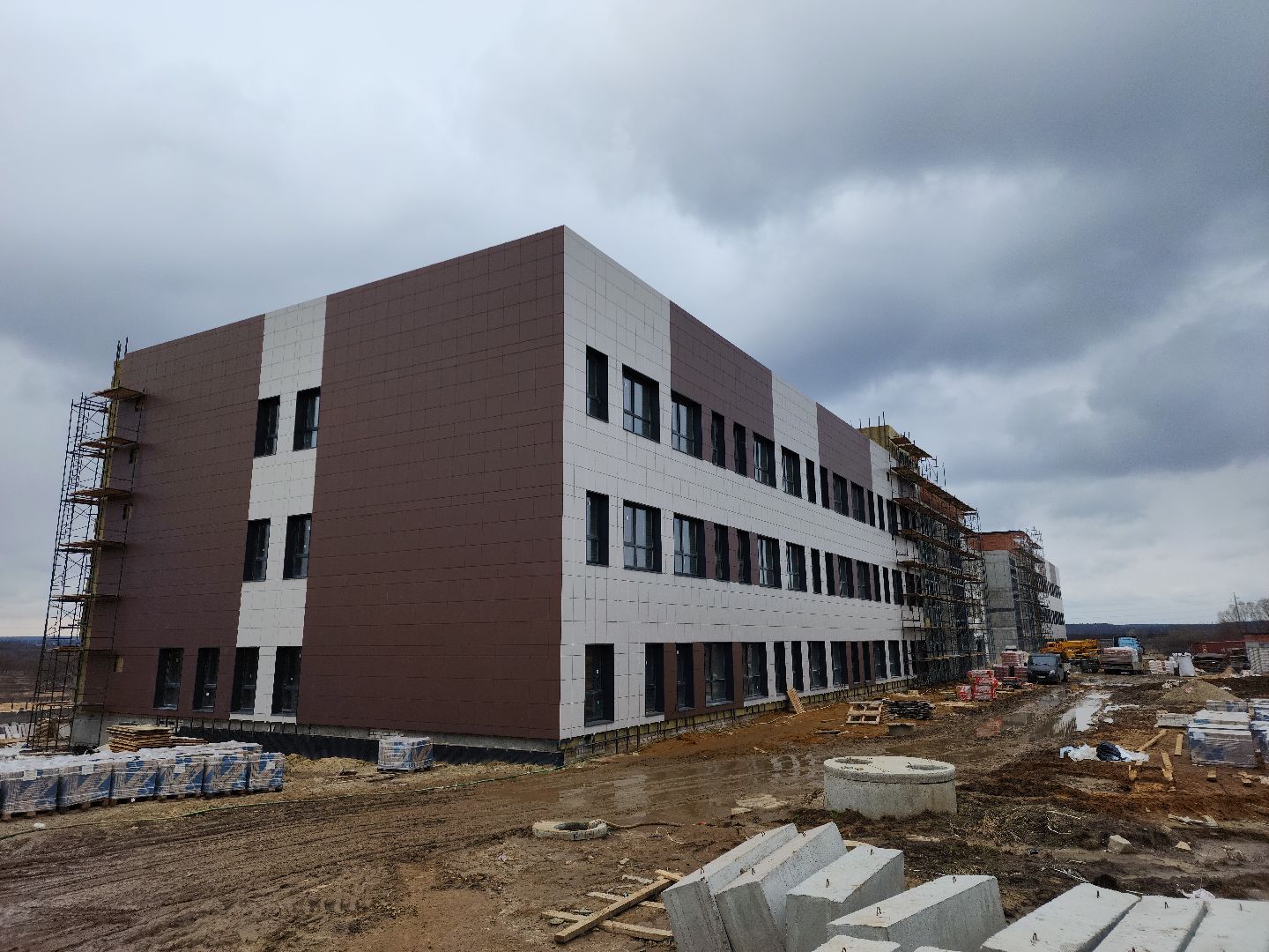 Зарайск, Строительство, Школа на Московской, Новая школа в Зарайске, школа на 825 мест,