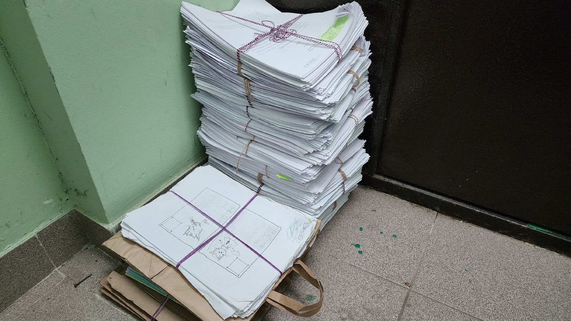 сбор макулатуры,