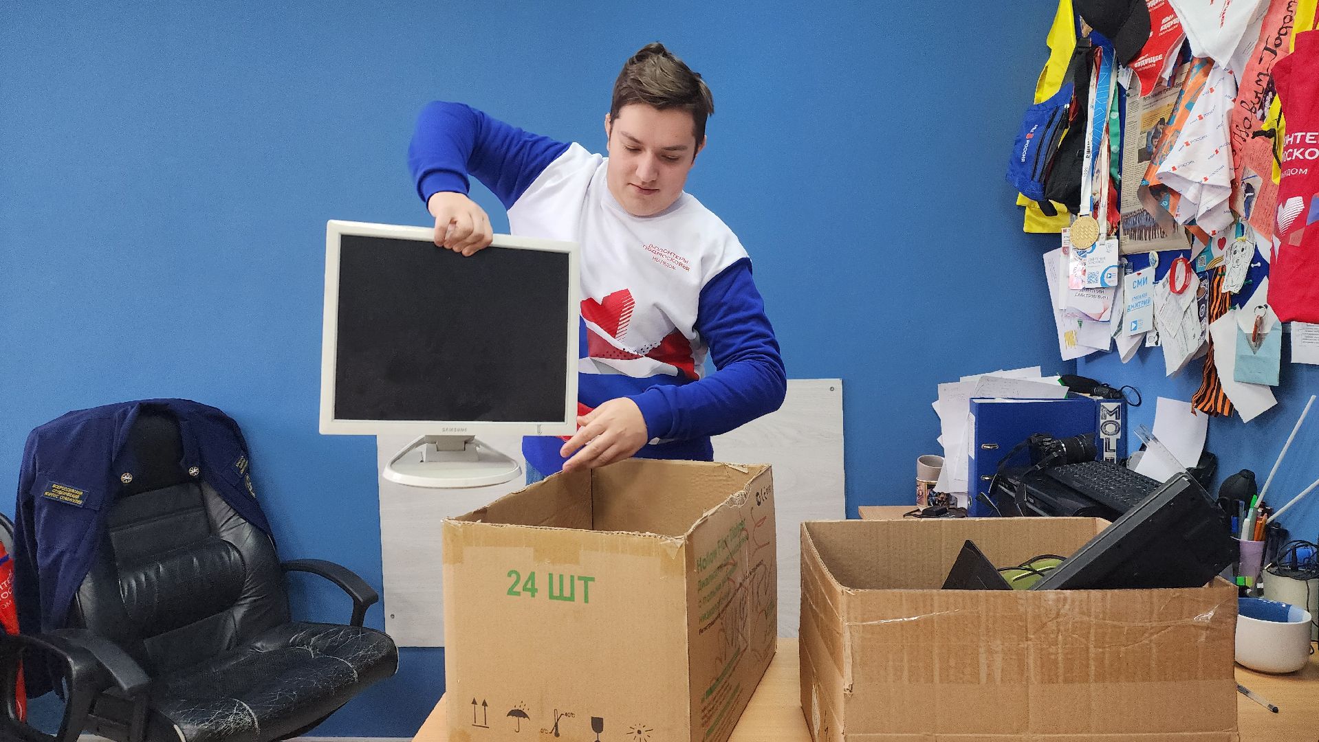 экология, сбор электротехники, вторичная переработка, волонтеры подмосковья, руза, молодежный центр,