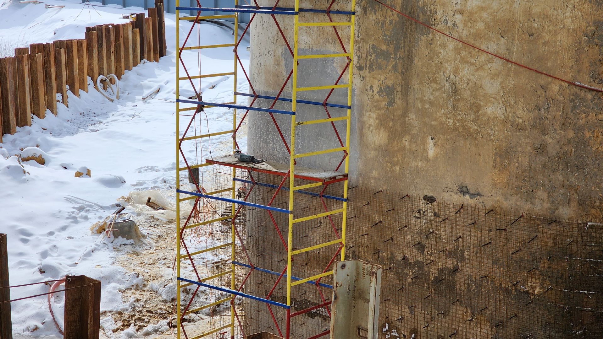 Ремонт моста, Транспорт, Поречье, Руза,