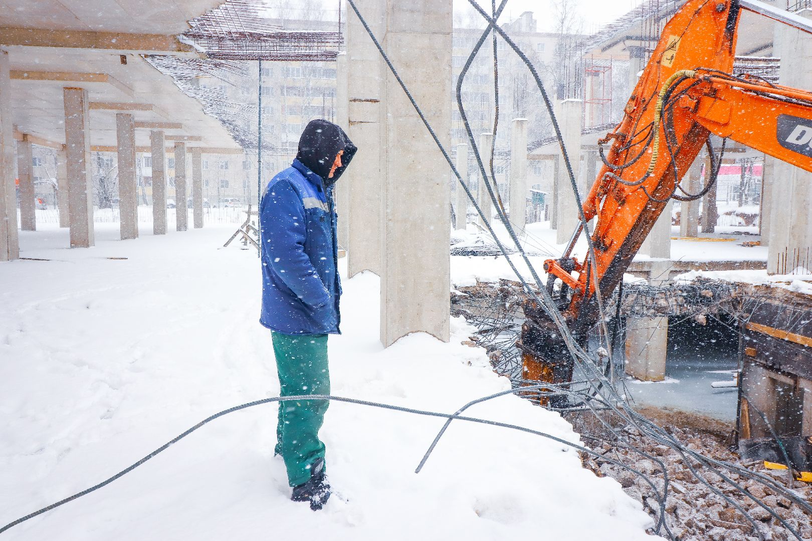 клин, общество, благоустройство, снос недостроя,