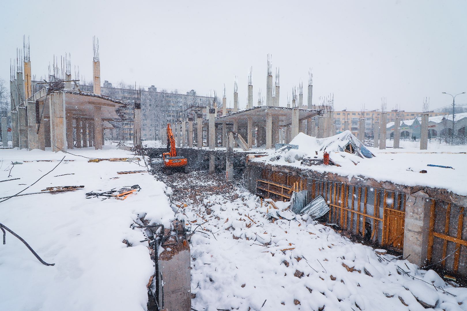 клин, общество, благоустройство, снос недостроя,