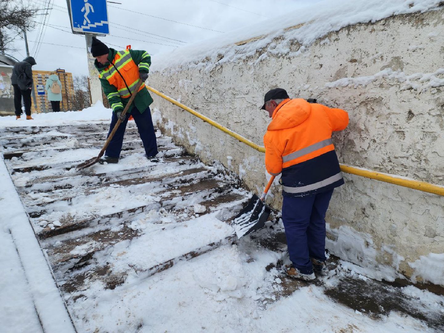 солнечногорск, уборка снега, жители, коммунальные службы, снегопад,