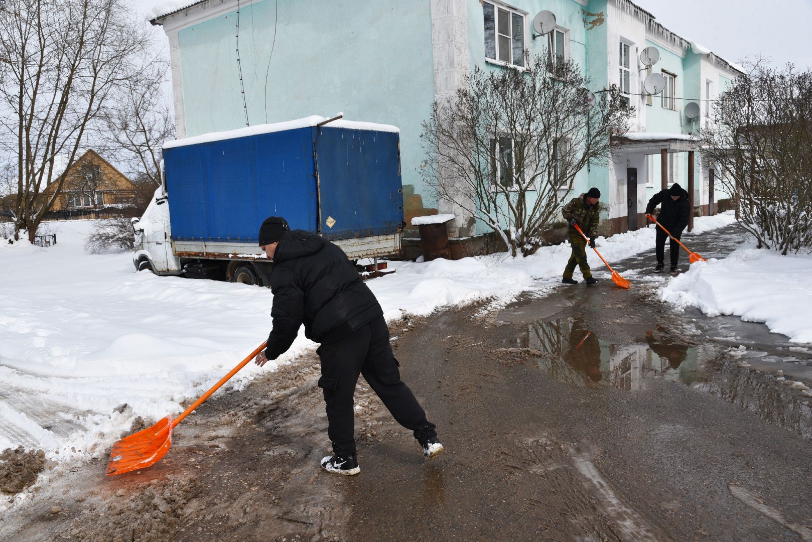 лотошино, добродел, благоустройство, уборка снега, обращения жителей,