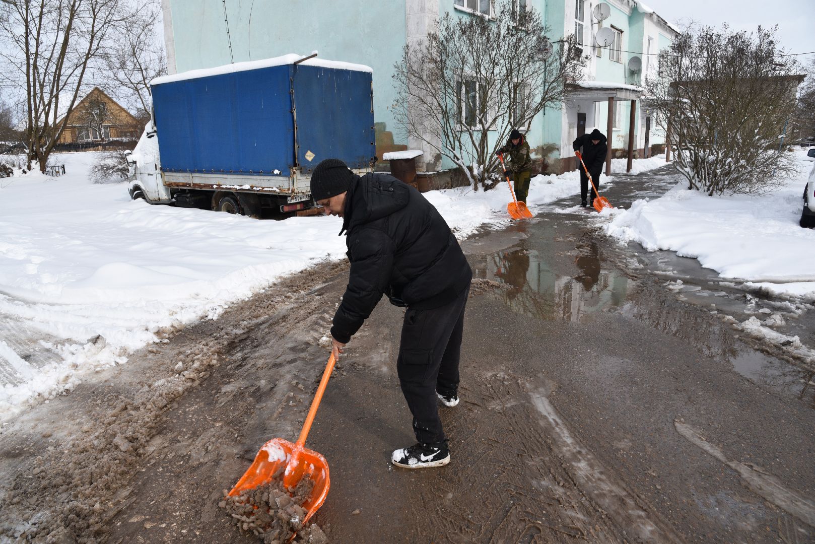 лотошино, добродел, благоустройство, уборка снега, обращения жителей,