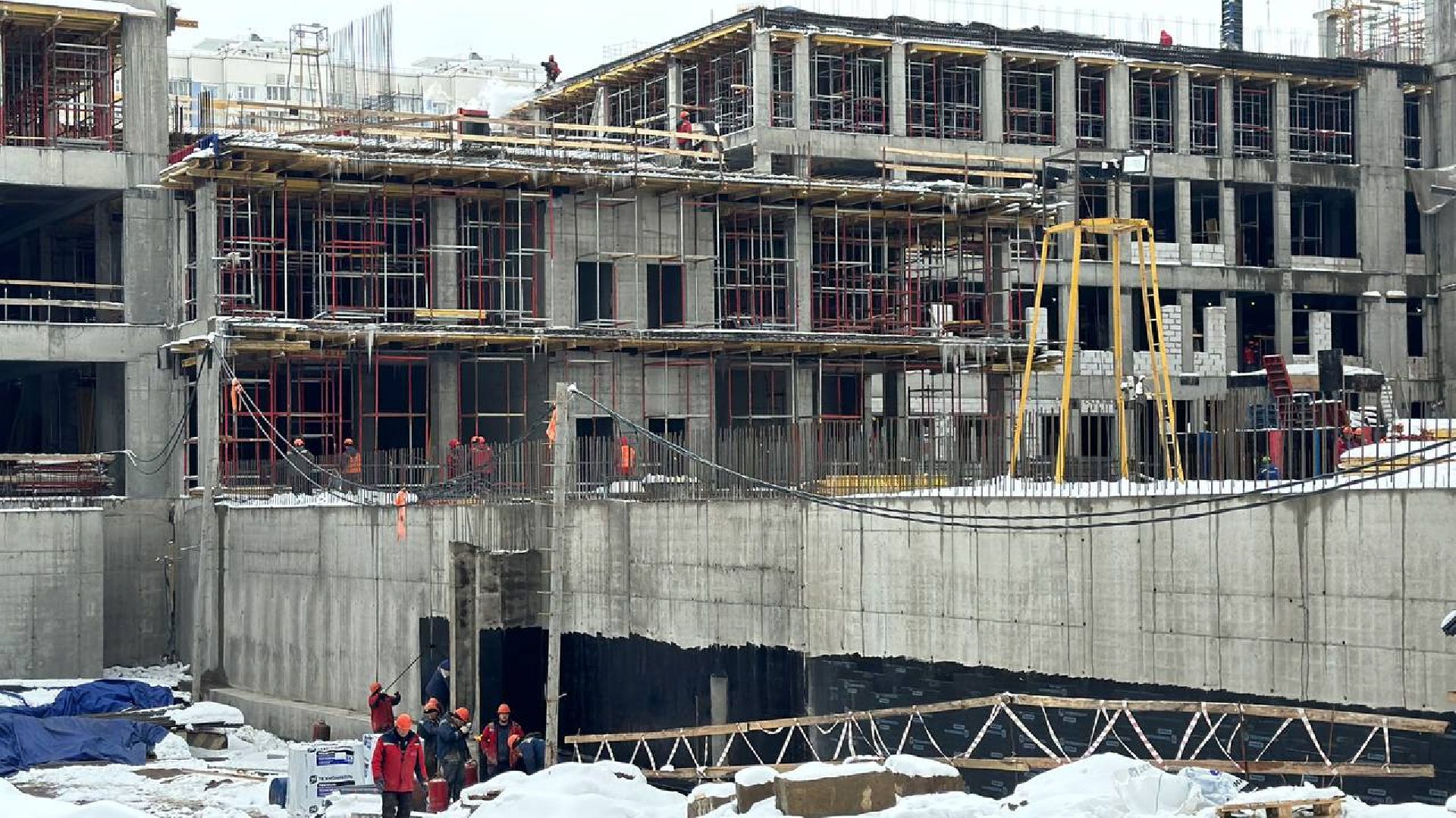 строительство, больница, ольгино, госпиталь,