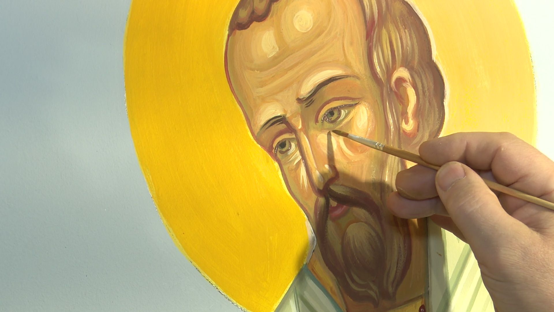 реутов, часовня, реконструкция, лики святых,