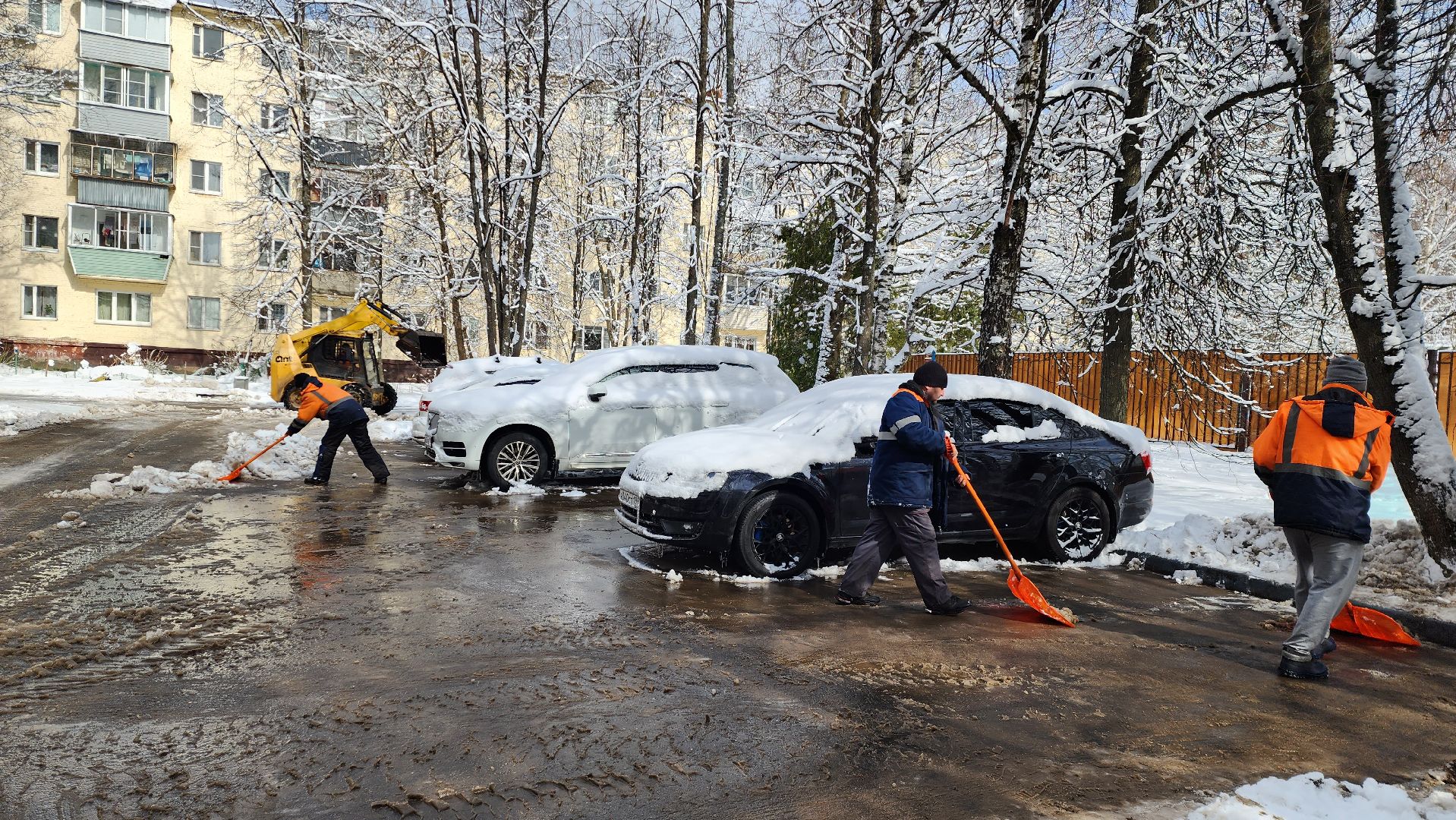 истра, очистка снега, благоустройство,