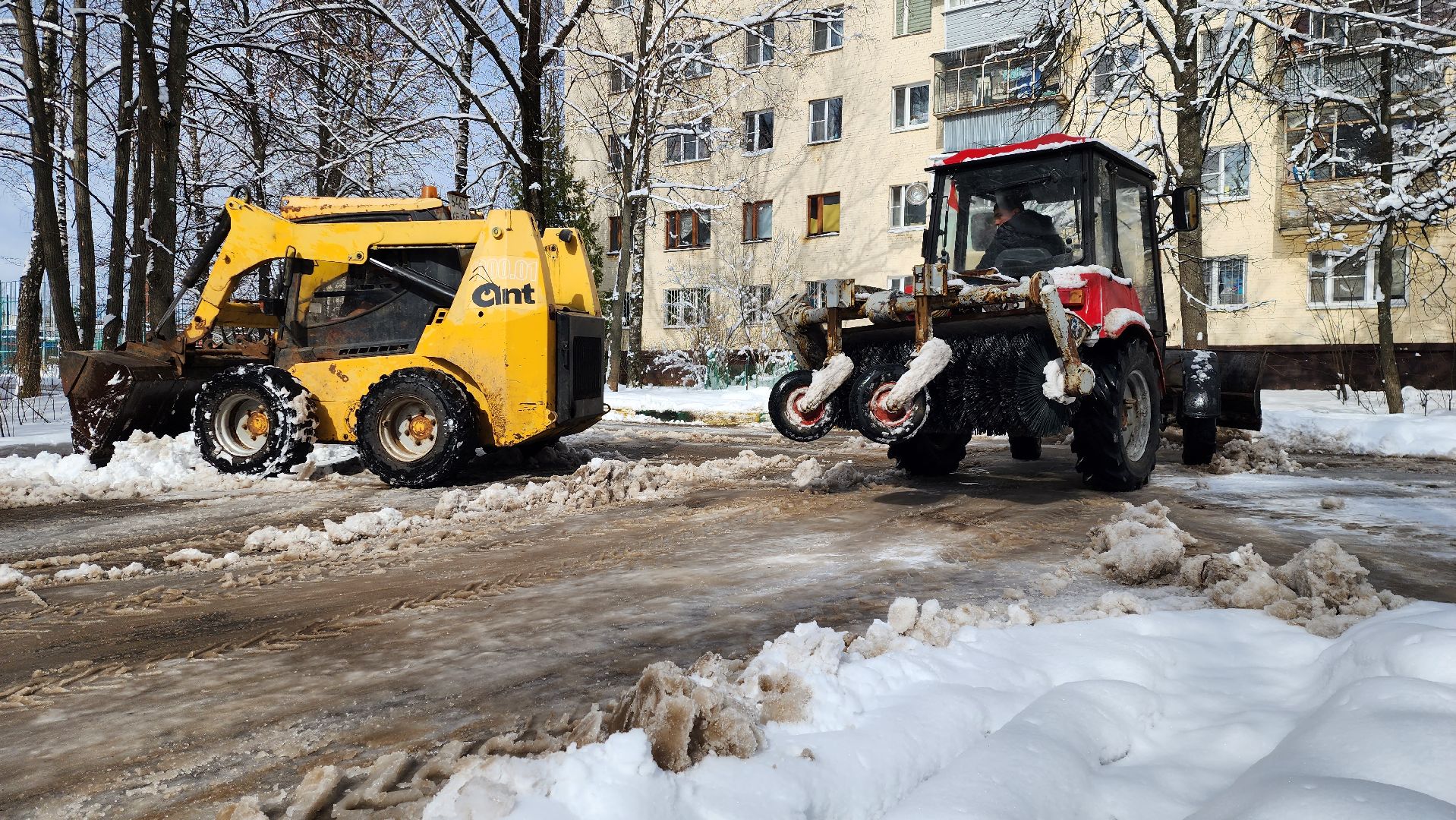истра, очистка снега, благоустройство,