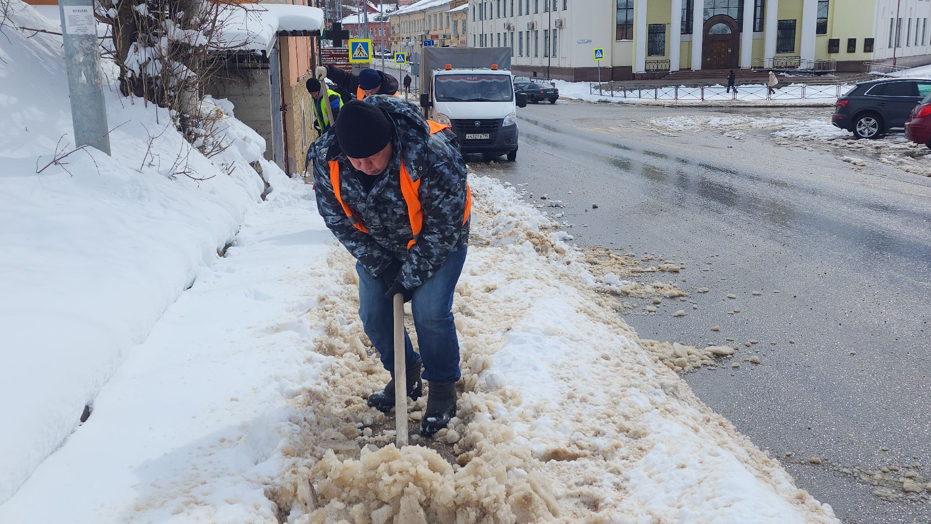 волоколамск, снегопад, дороги,