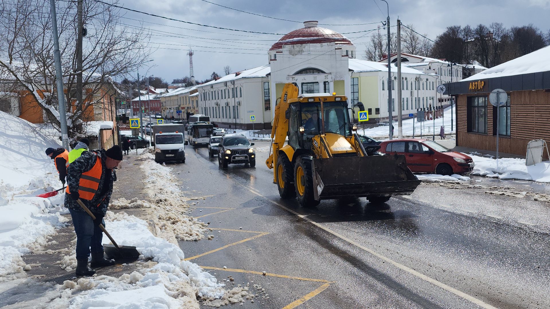 волоколамск, снегопад, дороги,
