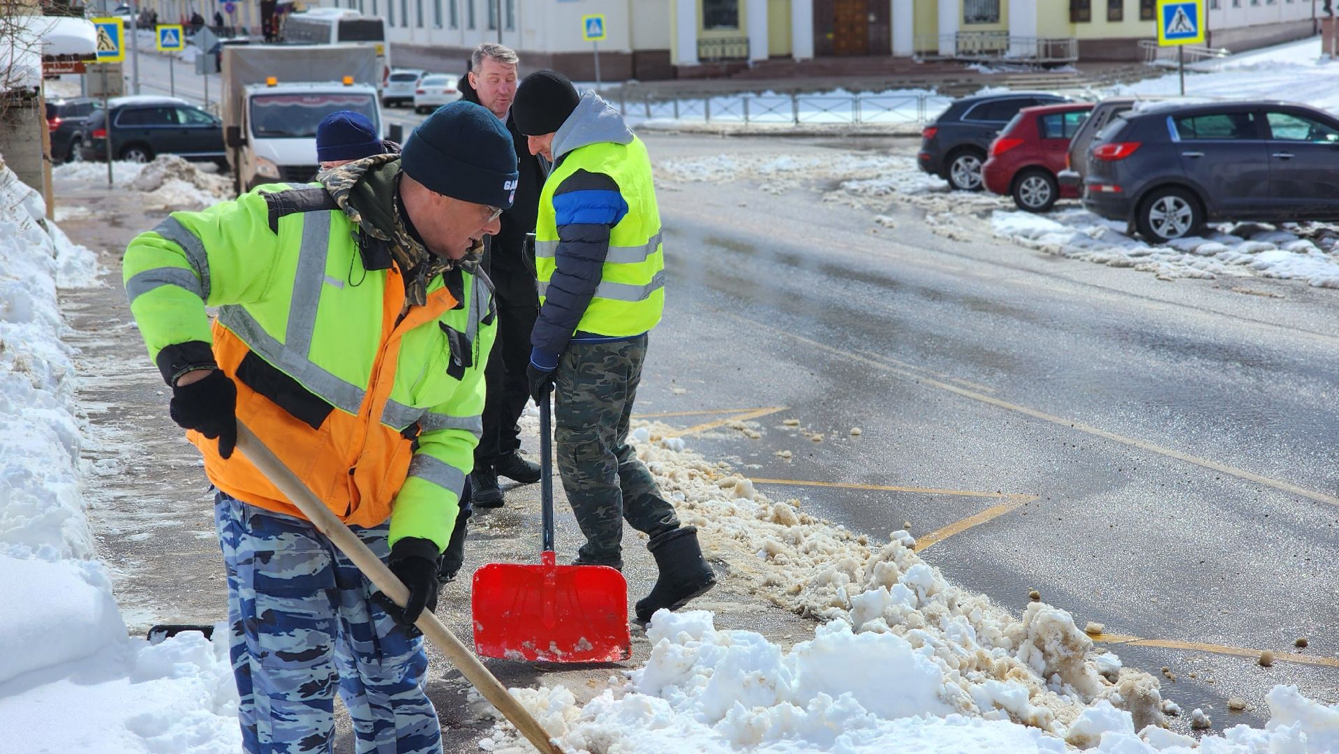 волоколамск, снегопад, дороги,