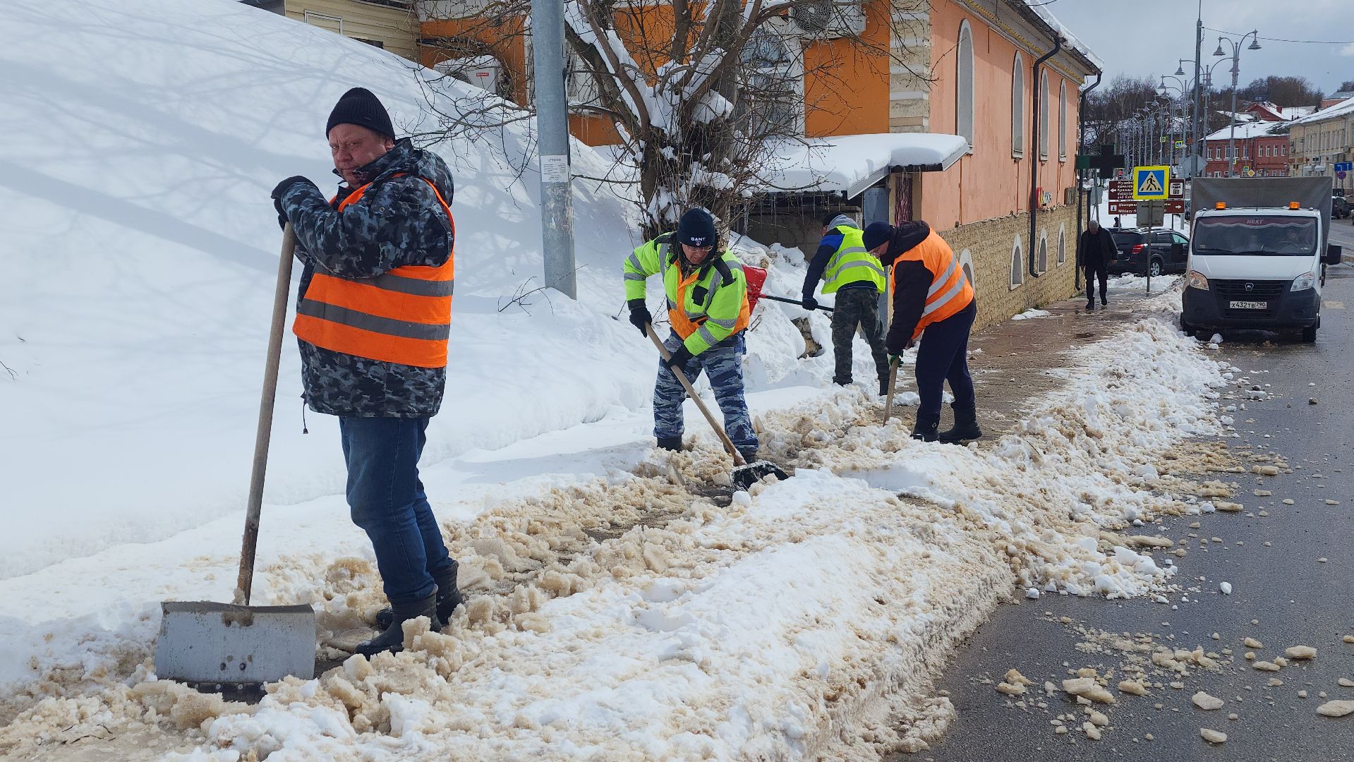 волоколамск, снегопад, дороги,